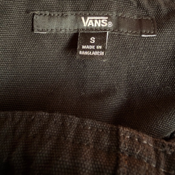 Vans Women's Black Denim Overalls - Classic Pocket Bib - Picture 7 of 7